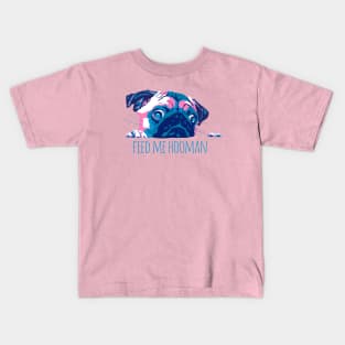 Hungry pug Kids T-Shirt